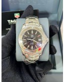 TAG HEUER LINK REF WJ1110 BLACK DIAL 39MM QUARTZ WATCH