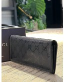GUCCI GG IMPRIME CANVAS LONG WALLET