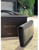 GUCCI GG IMPRIME CANVAS LONG WALLET