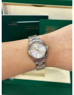 ROLEX OYSTER PERPETUAL 28 REF 276200 SILVER DIAL 28MM AUTOMATIC WATCH