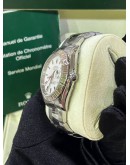 ROLEX DATEJUST TURN O GRAPH RED HAND REF 116264 WHITE DIAL 36MM AUTOMATIC WATCH