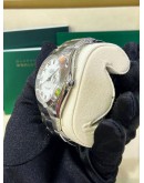 ROLEX DATEJUST 41 REF 126300 WHITE ROMAN NUMBERALS DIAL 41MM AUTOMATIC WATCH