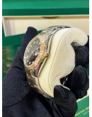 ROLEX DATEJUST 41 HALF 18K 750 YELLOW GOLD REF 126333 BLACK DIAMOND DIAL 41MM AUTOMATIC WATCH