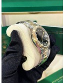 ROLEX DATEJUST 41 HALF 18K 750 YELLOW GOLD REF 126333 BLACK DIAMOND DIAL 41MM AUTOMATIC WATCH