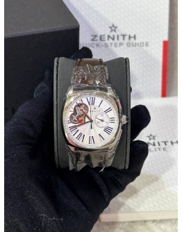 ZENITH STAR OPEN CHRONOGRAPH REF 03.1925.4062 WHITE DIAL 37MM AUTOMATIC WATCH