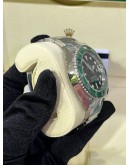 ROLEX SUBMARINER UPGRADE REF 116610LN GREEN DIAL 40MM AUTOMATIC WATCH