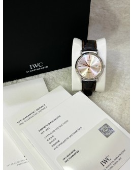 IWC PORTOFINO AUTOMATIC REF IW356303 SILVER DIAL 39MM AUTOMATIC WATCH