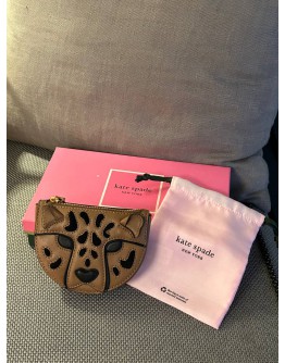 KATE SPADE LEOPARD 3D COIN PURSE