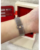 OMEGA CONSTELLATION REF 123.15.27.60.55.002 WHITE DIAMONDS MOTHER PF PEARL DIAL WITH DIAMONDS BEZEL 27MM QUARTZ WATCH