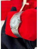OMEGA CONSTELLATION REF 123.15.27.60.55.002 WHITE DIAMONDS MOTHER PF PEARL DIAL WITH DIAMONDS BEZEL 27MM QUARTZ WATCH