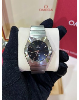 OMEGA CONSTELLATION DATE REF 131.10.36.60.01.001 BLACK DIAL 36MM QUARTZ WATCH