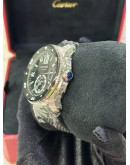 CARTIER CALIBRE DE CARTIER DIVER REF 3729 BLACK DIAL 42MM AUTOMATIC WATCH