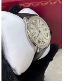 CARTIER RONDE SOLO DE CARTIER XL REF 3517 WHITE ROMAN NUMBERALS DIAL 42MM AUTOMATIC WATCH