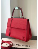 LOUIS VUITTON CLUNY IN RED EPI LEATHER   