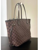 LOUIS VUITTON MM NEVERFULL IN DAMIER EBENE CANVAS  