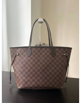 LOUIS VUITTON MM NEVERFULL IN DAMIER EBENE CANVAS  