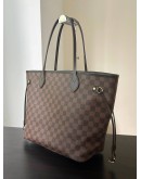 LOUIS VUITTON MM NEVERFULL IN DAMIER EBENE CANVAS  