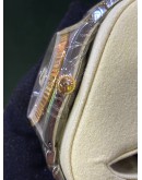 ROLEX DATEJUST 36 HALF 18K 850 YELLOW GOLD JUBILEE REF 16233 WHITE ROMAN NUMBERALS DIAL 36MM AUTOMATIC WATCH