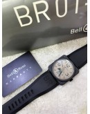 BELL & ROSS WILDLIFE WARRIORS BR 03-92 LIMITED EDITION TO 25 PIECES CERAMIC REF BR0392-WLW-CE/SCA BROWN DIAL 42MM AUTOMATIC WATCH