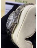 ROLEX DATEJUST 31 REF 68240 WHITE ROMAN NUMBERALS DIAL WITH DIAMONDS BEZEL 31MM AUTOMATIC WATCH