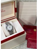 OMEGA CONSTELLATION MANHATTAN REF 131.10.28.60.52.001 SILVER DIAMONDS DIAL 28MM QUARTZ WATCH