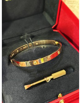 CARTIER LOVE BRACELET MEDIUM MODEL IN 18K 750 ROSE GOLD WITH 4 DIAMONDS