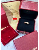 CARTIER LOVE RING CLASSIC MODEL IN 18K 750 ROSE GOLD WITH 3 DIAMONDS