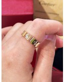 CARTIER LOVE RING CLASSIC MODEL IN 18K 750 ROSE GOLD WITH 3 DIAMONDS