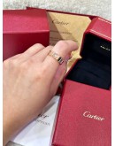 CARTIER LOVE RING CLASSIC MODEL IN 18K 750 ROSE GOLD WITH 3 DIAMONDS