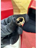 CARTIER LOVE RING CLASSIC MODEL IN 18K 750 ROSE GOLD WITH 3 DIAMONDS
