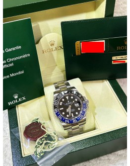 ROLEX GMT-MASTER II BATMAN REF 116710 BLACK DIAL 40MM AUTOMATIC WATCH