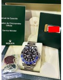 ROLEX GMT-MASTER II BATMAN REF 116710 BLACK DIAL 40MM AUTOMATIC WATCH
