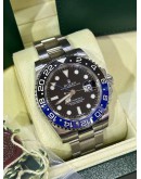 ROLEX GMT-MASTER II BATMAN REF 116710 BLACK DIAL 40MM AUTOMATIC WATCH