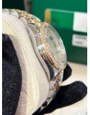 ROLEX DATEJUST 31 18K 750 YELLOW GOLD JUBILEE FACTORY DIAMOND REF 178383 MOTHER OF PEARL DIAMONDS DIAL 31MM AUTOMATIC WATCH