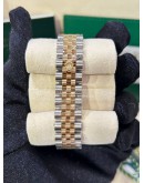 ROLEX DATEJUST 31 18K 750 YELLOW GOLD JUBILEE FACTORY DIAMOND REF 178383 MOTHER OF PEARL DIAMONDS DIAL 31MM AUTOMATIC WATCH