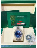 ROLEX DATEJUST 41 JUBILEE REF 126300 BLUE DIAL 41MM AUTOMATIC WATCH