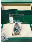 ROLEX DATEJUST 41 REF 126300 MINT GREEN DIAL 41MM AUTOMATIC WATCH