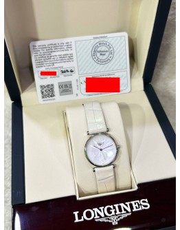 LONGINES LA GRANDE CLASSIQUE REF L4.209.4.05.2 MOTHWR OF PEARL DIAL 24MM QUARTZ WATCH