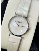 LONGINES LA GRANDE CLASSIQUE REF L4.209.4.05.2 MOTHWR OF PEARL DIAL 24MM QUARTZ WATCH