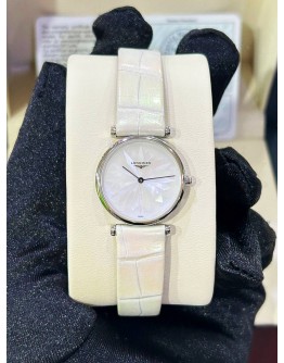 LONGINES LA GRANDE CLASSIQUE REF L4.209.4.05.2 MOTHWR OF PEARL DIAL 24MM QUARTZ WATCH