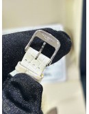 PATEK PHILIPPE TWENTY 4 DIAMONDS REF 4910/10A-011 WHITE DIAL 25MM X 30MM QUARTZ WATCH