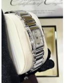 PATEK PHILIPPE TWENTY 4 DIAMONDS REF 4910/10A-011 WHITE DIAL 25MM X 30MM QUARTZ WATCH