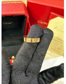 CARTIER LOVE RING CLASSIC MODEL IN 18K 750 ROSE GOLD WITH 3 DIAMONDS