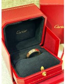 CARTIER LOVE RING CLASSIC MODEL IN 18K 750 ROSE GOLD WITH 3 DIAMONDS