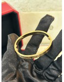 CARTIER LOVE BRACELET SIZE 15 IN 18K 750 YELLOW GOLD  