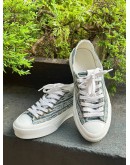 GIVENCHY 4G CITY LOW SNEAKERS IN BLUE JACQUARD DENIM