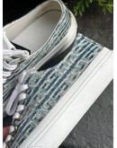 GIVENCHY 4G CITY LOW SNEAKERS IN BLUE JACQUARD DENIM