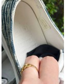 GIVENCHY 4G CITY LOW SNEAKERS IN BLUE JACQUARD DENIM