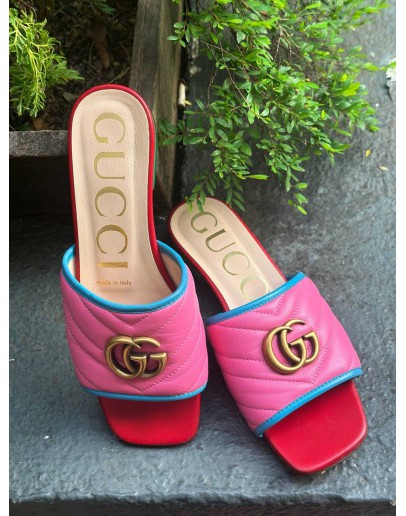 GUCCI MARMONT MULE SANDALS  