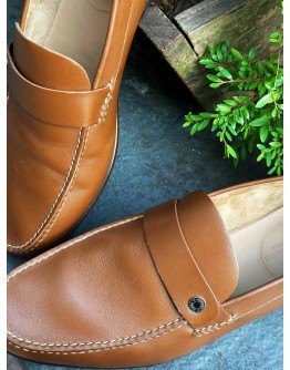 HERMÈS ODÉON LEATHER LOAFERS